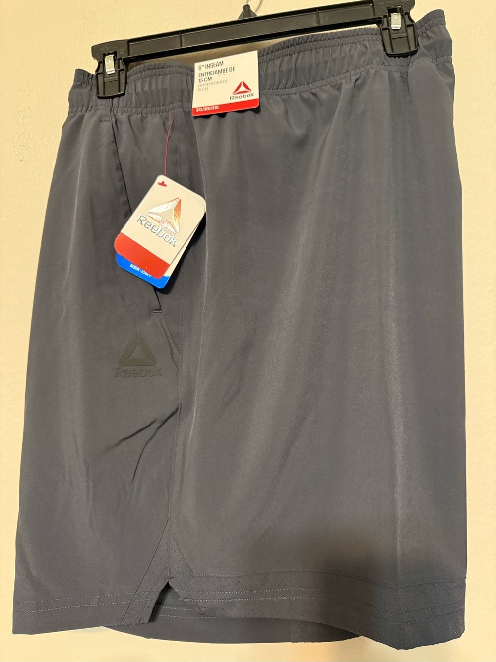 Reebok Men’s Athletic Shorts — Gray